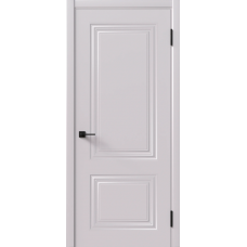 Дверь межкомнатная Дубрава Сибирь Флор КАМЕЛИЯ серая, глухое полотно